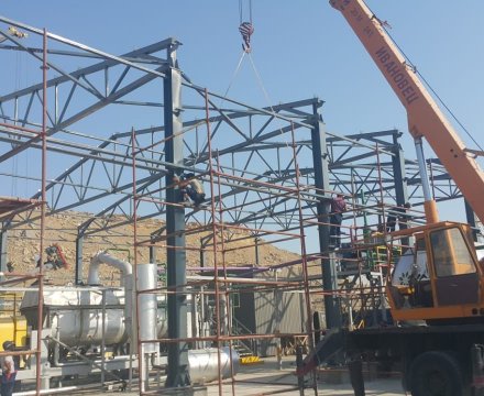 “Socar Ueyst menecment kompleks” MMC üçün,  Şonqar qəsəbəsində metal konstruksiyalardan 24x24x8 m(H) ölçülü sexin tikintisi