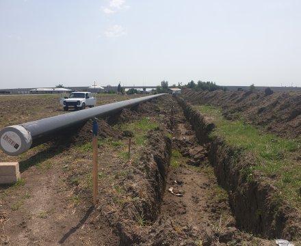 “Azadqaraqoyunlu-Ağdam" qaz kəmərinin və üzərində QPS quraşdırmaqla "Ağdam QPS" qaz kəməri qolunun tikintisi işləri.