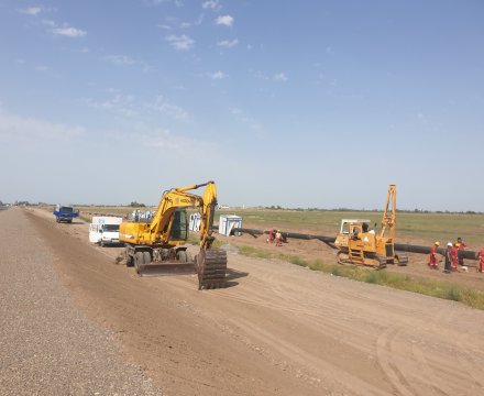“Azadqaraqoyunlu-Ağdam" qaz kəmərinin və üzərində QPS quraşdırmaqla "Ağdam QPS" qaz kəməri qolunun tikintisi işləri.