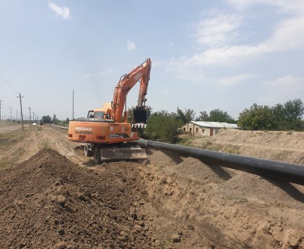 “Azadqaraqoyunlu-Ağdam" qaz kəmərinin və üzərində QPS quraşdırmaqla "Ağdam QPS" qaz kəməri qolunun tikintisi işləri.