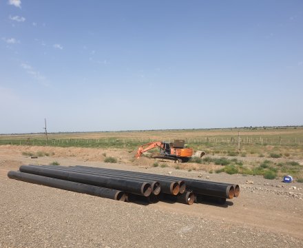 “Azadqaraqoyunlu-Ağdam" qaz kəmərinin və üzərində QPS quraşdırmaqla "Ağdam QPS" qaz kəməri qolunun tikintisi işləri.