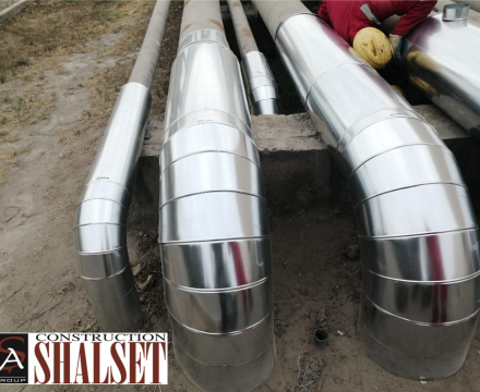 Heydər Əliyev adına Neft Emalı Zavodunda borular üzrə istilik izolyasiya işlərinin aparılması