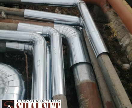 Heydər Əliyev adına Neft Emalı Zavodunda borular üzrə istilik izolyasiya işlərinin aparılması