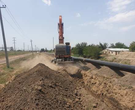 “Azadqaraqoyunlu-Ağdam" qaz kəmərinin və üzərində QPS quraşdırmaqla "Ağdam QPS" qaz kəməri qolunun tikintisi işləri.