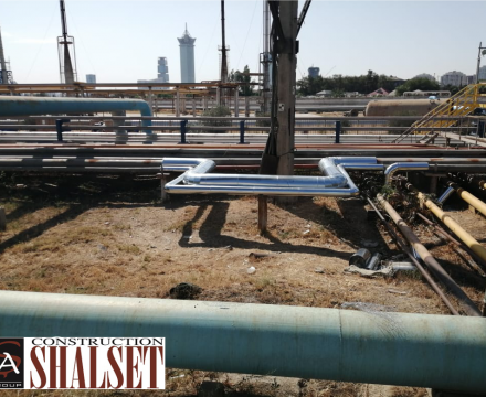 Heydər Əliyev adına Neft Emalı Zavodunda borular üzrə istilik izolyasiya işlərinin aparılması