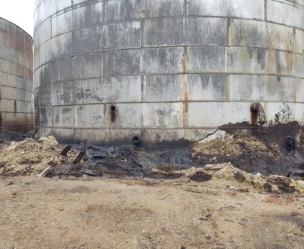 Çən dibi şlamların zərərsizləşdirilməsi, Neftlə çirklənmiş ərazilərin təmizlənməsi və NEZ ərazisindən kənara daşınılması