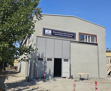 Heydər Əliyev adına Neft Emalı Zavodunda ümumi təmir və tikinti işləri