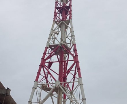 H=120m-lik Məşəl Qurğusunun Əsaslı Təmiri Zamanı Görülən İşlərin Ardıcıllığı