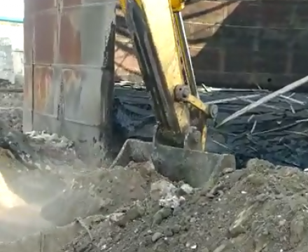 Çən dibi şlamların zərərsizləşdirilməsi, Neftlə çirklənmiş ərazilərin təmizlənməsi və NEZ ərazisindən kənara daşınılması