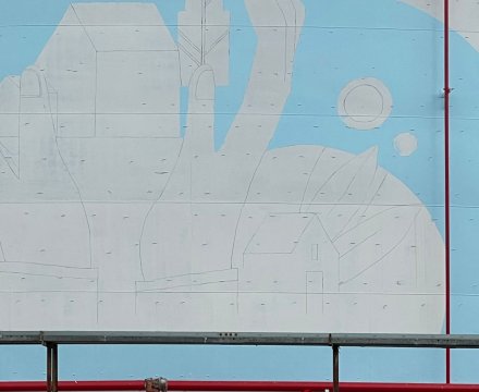 Heydər Əliyev adına Neft Emalı Zavodunda bədii tərtibat (street art) işləri