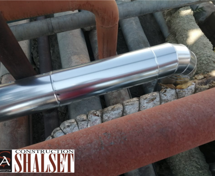 Heydər Əliyev adına Neft Emalı Zavodunda borular üzrə istilik izolyasiya işlərinin aparılması