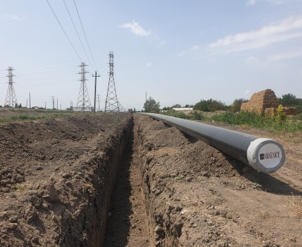 “Azadqaraqoyunlu-Ağdam" qaz kəmərinin və üzərində QPS quraşdırmaqla "Ağdam QPS" qaz kəməri qolunun tikintisi işləri.