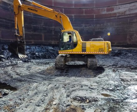 Çən dibi şlamların zərərsizləşdirilməsi, Neftlə çirklənmiş ərazilərin təmizlənməsi və NEZ ərazisindən kənara daşınılması