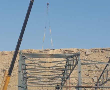 “Socar Ueyst menecment kompleks” MMC üçün,  Şonqar qəsəbəsində metal konstruksiyalardan 24x24x8 m(H) ölçülü sexin tikintisi