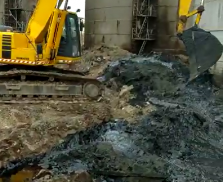 Çən dibi şlamların zərərsizləşdirilməsi, Neftlə çirklənmiş ərazilərin təmizlənməsi və NEZ ərazisindən kənara daşınılması