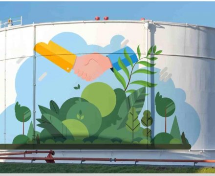 Heydər Əliyev adına Neft Emalı Zavodunda bədii tərtibat (street art) işləri